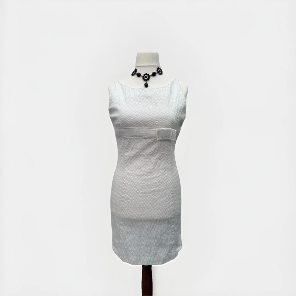 knee length dresses for ladies Nova Mini Dress 8 / White main image 1