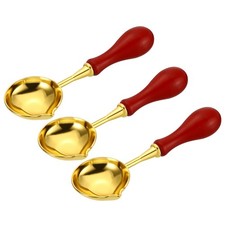 3Pack Wax Seal Spoon,for Wax Seal Stamp Envelope Red, 4"