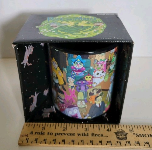 Taza de café de cerámica Rick and Morty para adultos Swim Cartoon Network 20 oz nueva en caja - Imagen 6 de 8