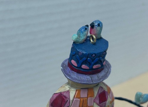 Jim Shore Heartwood Creek 2003 Winter's Song Schneemann Vögel Figur - Bild 5 von 6