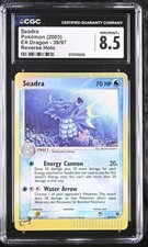 CGC 8.5 SEADRA 39 EX DRAGON REVERSE HOLO POKEMON on eBay