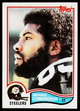 Bennie Cunningham, 1982 Topps, #207, Pittsburgh Steelers,