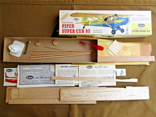 Guillows balsa model airplane kit 1961 original - Picture 7 of 7