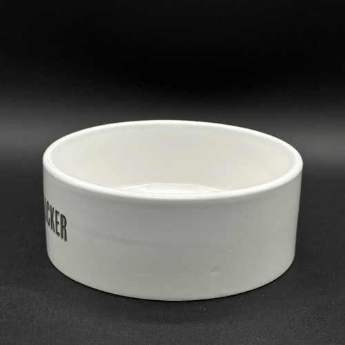 Can’t Hold My Licker White Ceramic Dog Bowl 5 X 2 Inches - Picture 2 of 9