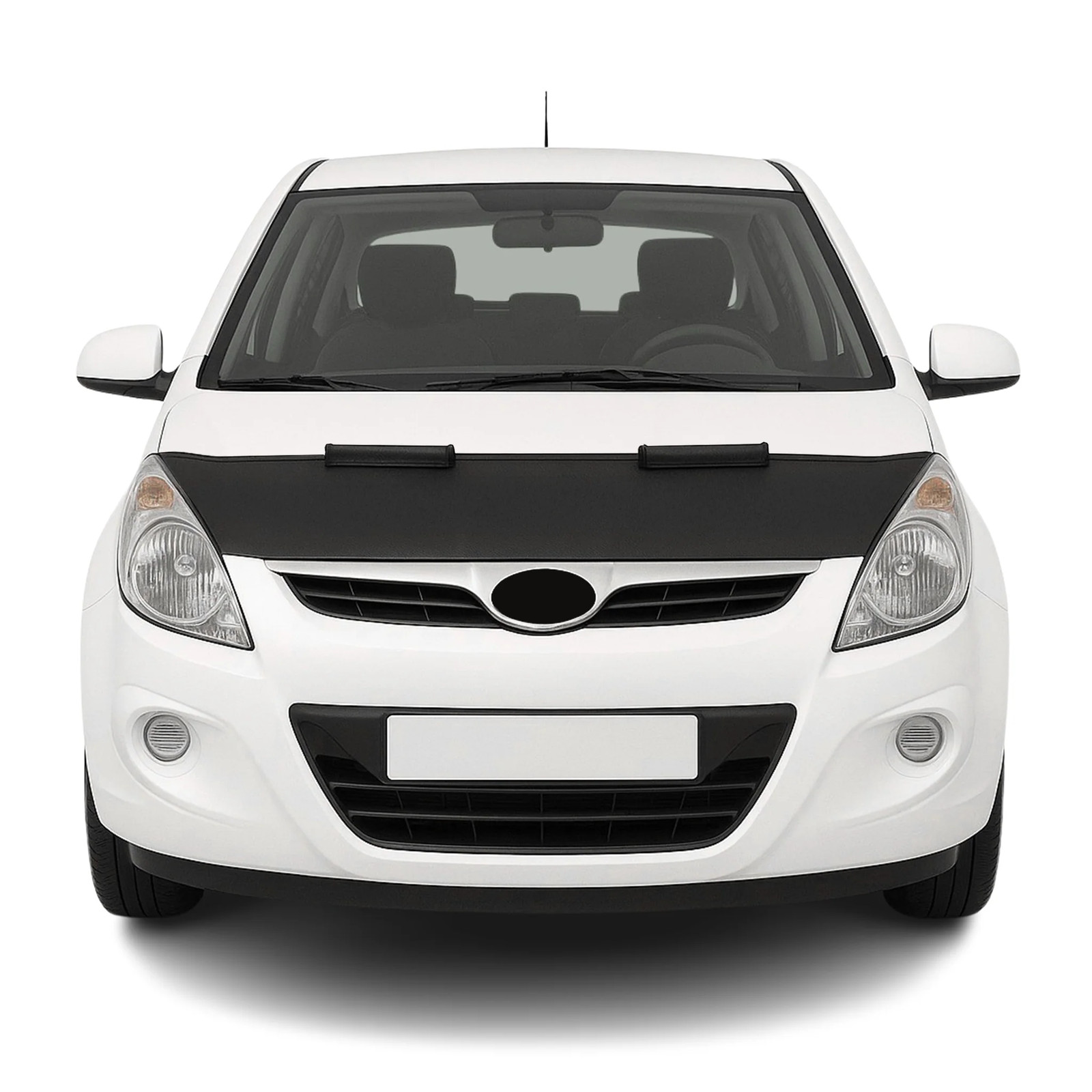 Protège capot pour Hyundai i20 2008-2012 en vinyle noir résistant