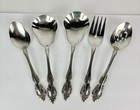 Oneida Brahms Serving Pieces Community Stainless Flatware Set of 5 Dinnerware