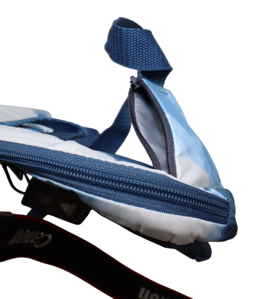 Adidas Caminata Paquete Cintura Bolso Cinturón Azul Blanco Tie-Dye HS1624 Poliéster Reciclado Foto 3 de 4