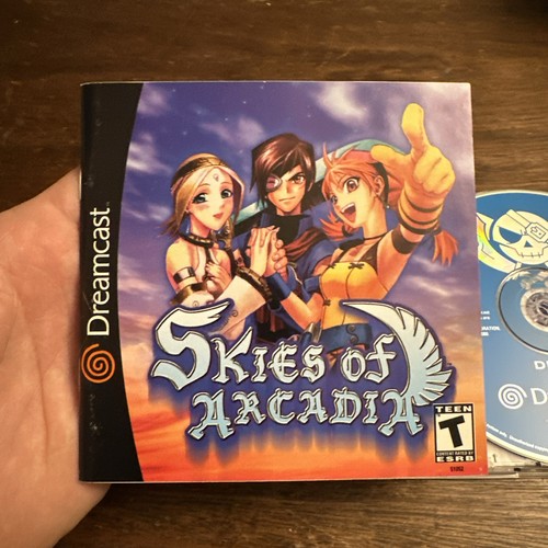 Cieli di Arcadia (Sega Dreamcast, 2000) Completo CIB - Testato - Autentico - Foto 8 di 8