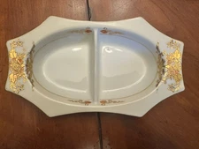 Noritake Relish Dish Serving Plate Divided Collectible Japan Olive Tray #42200