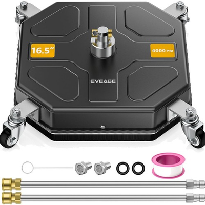 #ad 16.5quot; Pressure Washer Surface Cleaner Attachment 4000 PSI Square Power Washe... $191.91