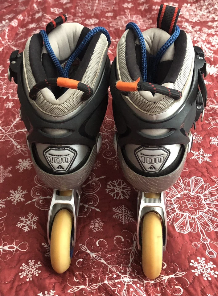 K2 Radical 100 Inline Speed Skate Red Black Carbon Aluminium 7000 Größe EU 40,0 - Bild 3 von 4