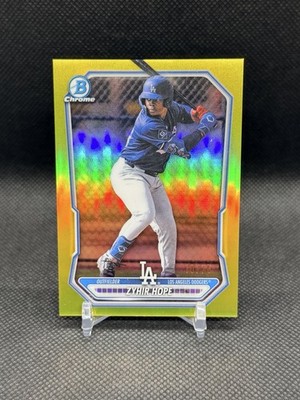 Zyhir Hope 2026 Bowman Chrome True Yellow LA Dodgers /75 #BCP-86