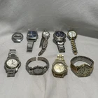 Vintage Watch Lot Collection 9 Piece Caravelle Timex Nautica DZG Paul Jardin etc