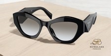 PRADA PR 07YS 1AB0A7 Black Grey Gradient 53 mm Women's Sunglasses