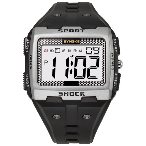 Big Numbers Full Size Digital Watch Water Resistant Electronic Wristwatch - Picture 15 of 16