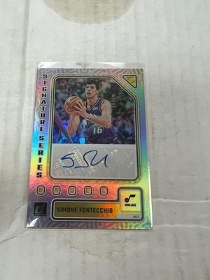 Simone Fontecchio 2023-24 Donruss Basketball Signature Series Auto #SS-FON NrMt