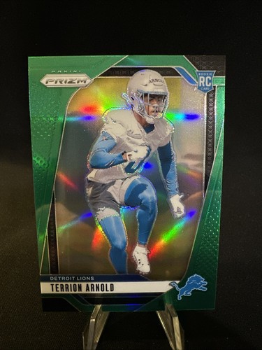 2024 Panini Prizm Prizms Green #389 Terrion Arnold