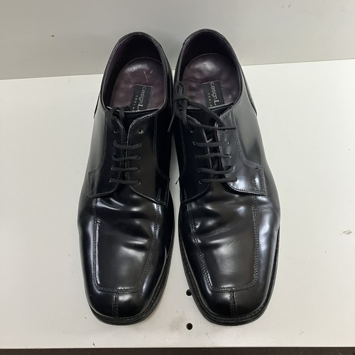 Loake Design Herren Cromwell Schwarz Leder Schuhe Größe UK 9 Schnürschuhe - Bild 2 von 6