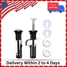 2Pcs Universal Toilet Seat Bolts Kit Heavy Duty Stainless Steel Toilet Bolts ...