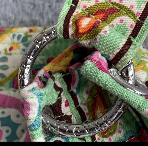 Vera Bradley Tote Bag TUTTIFRUTTI Sweet Treat Tote Bag Multicolor Magnetic Close - Picture 8 of 9