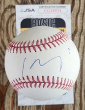 Alex Karp Signed OMLB Baseball w/ JSA COA #CG18954 Palantir Founder & CEO