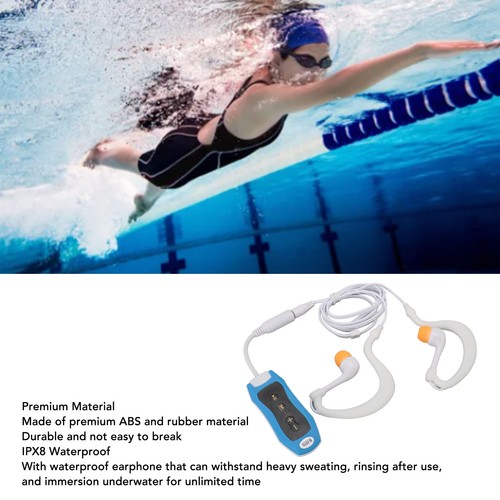 Reproductor de MP3 IPX8 impermeable para nadar buceo correr - Imagen 7 de 22