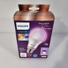 Philips 60W Smart Bulb Full Color Wi-Fi LED, Wiz Connected 800 Lumens