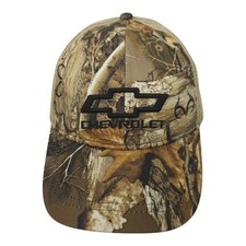 Chevrolet Embroidered Logo Realtree Camo Mesh Snapback Cap Trucker Hat NWOT