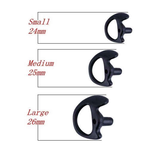 Replacement Ear Molds 3 Pair 2-Way Radio Replacing Earpiece Insert Earphone - Zdjęcie 7 z 32