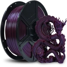 3D Printer Filament, Chameleon PLA Color Shift Filament 1.75mm, Changes Color...