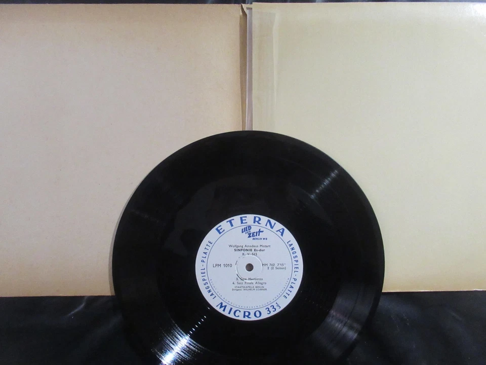 MOZART Sinfonie Es-dur K.V.  543 / 10"EP DDR VEB LIED DER ZEIT ETERNA LPM 1010 - Bild 3 von 3