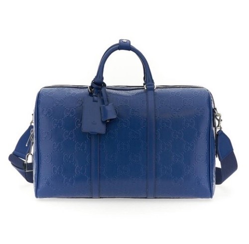 Gucci Duffle GG Tennis Smooth blue leather - BNWT - Picture 2 of 9