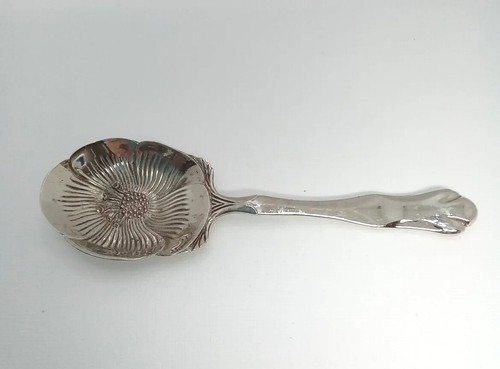 International Silver Co Silverplate Poppy Flower Plate W/ Spoon 1994 7-3/4" - Picture 5 of 9