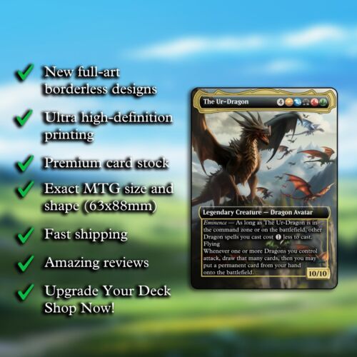Ur Dragon Complete Alternate Art Deck 108 Cards - for Casual/Commander - Picture 2 of 8