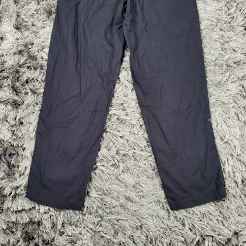 Pantalone Dockers donna 14 nero 100% cotone logo plissettato slim fit tasche zip-fly - Foto 18 di 18