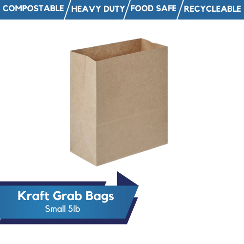 Braune Papiertüten ohne Griffe Kraft Food Takeaway Tragetaschen SOS Greiftaschen - Bild 3 von 13