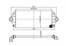 Ladeluftkühler für CITROEN EVASION JUMPY PEUGEOT 806 EXPERT LANCIA ZETA