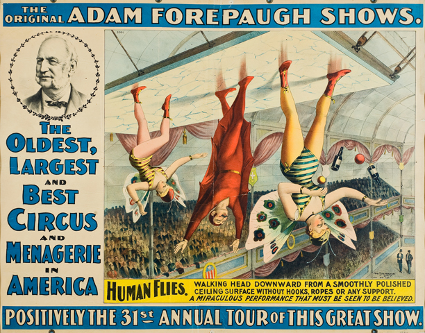 Vintage Circus Carnival Sideshow Photo Print 14 x 11