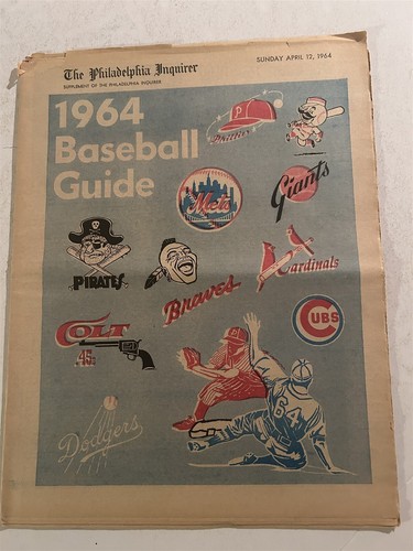 1964 PHILADELPHIA Inquirer PHILLIES Baseball Prev Callison Mays PETE ROSE Sandy