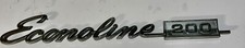ECONOLINE VAN E200 DOOR BADGE EMBLEM SCRIPT 6970 71 72 73 74 1969 1970 1971 1972