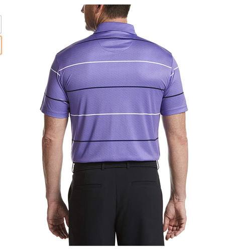 PGA Tour Pro Series Men's Polo Size XL Purple Golf Shirt NWT Moisture Wicking - Picture 7 of 8