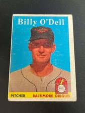 BILLY O'DELL 1958 TOPPS #84 ORIOLES (HAS WEAR)