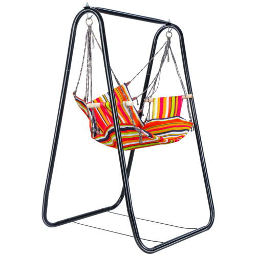 Hammock Chair,Swing Chair with Stand,Heavy-Duty Hammock with Stand Included - Picture 4 of 12