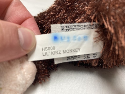 Retired Ganz Webkinz Lil’ Kinz Monkey HS008 Brown Stuffed Animal (Used Code) - Bild 3 von 4