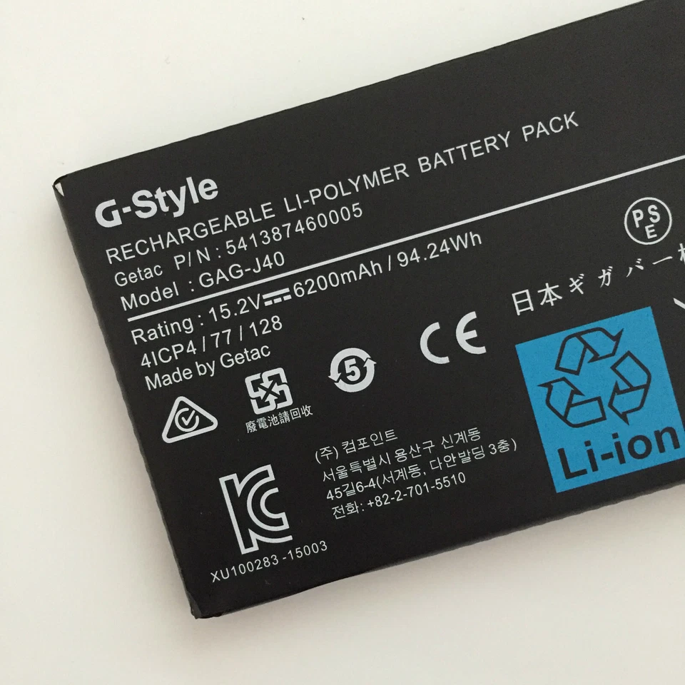 Batería Original GAG-J40 para Gigabyte Aero 15 14 V7 14-W-CF2 15x 15w 14-P64WV6 Foto 4 de 4