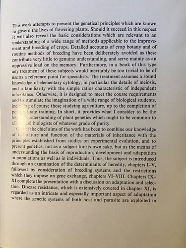 Williams, Watkin Genetical Principles and Plant Breeding Botany Genetics  - Picture 3 of 3
