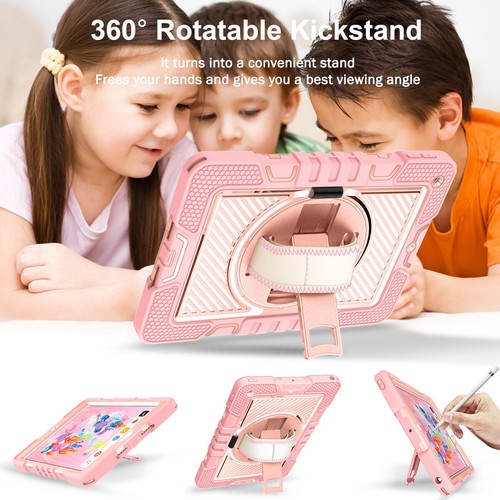 For iPad 5th 6th 7th 8th 9th 10th 11th Gen A16 Case Shockproof Heavy Stand Cover - Picture 54 of 59