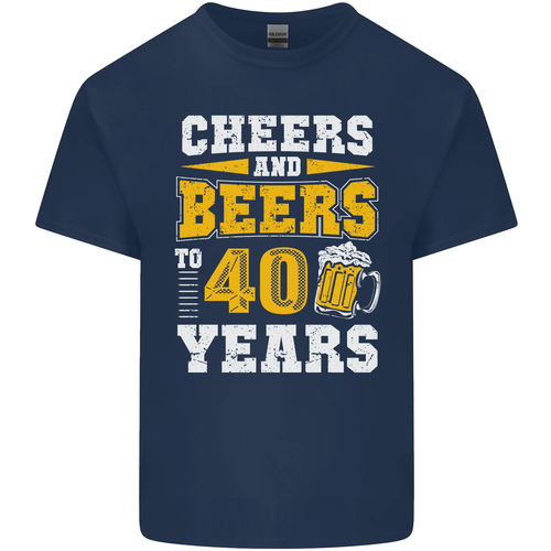 40th Birthday 40 Year Old Funny Alcohol Mens Cotton T-Shirt Tee Top - Picture 100 of 107