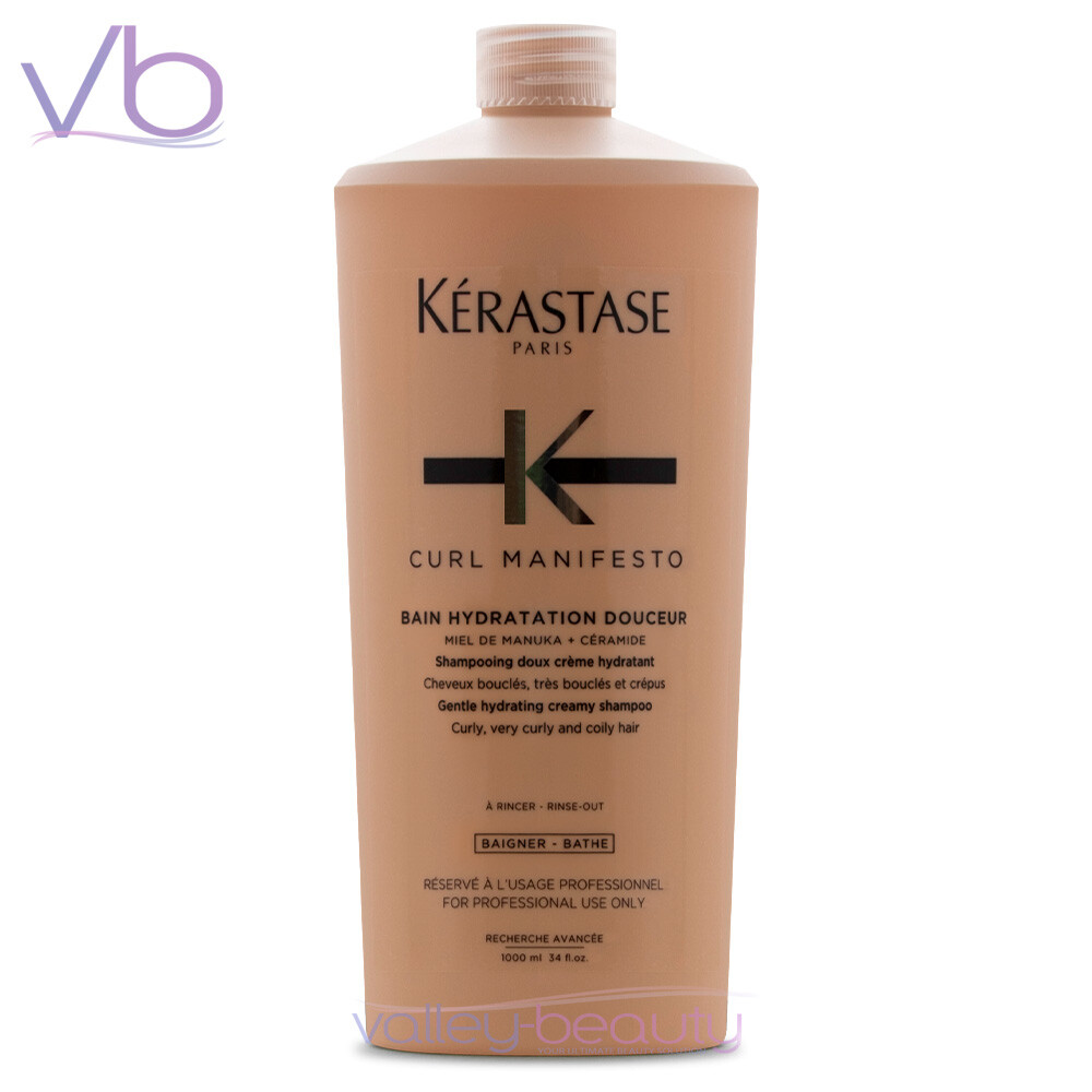 Kérastase Nutritive シャンプー&コンディショナー 1000 KERASTASE Curl Manifesto Bain Hydratation Douceur Curl