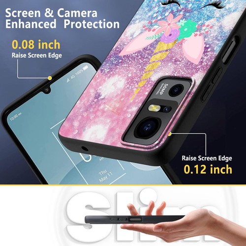 Custodia telefono nome personalizzato silicone per TCL 40 XE 30 50 XL T-Mobile 7 6 - Foto 12 di 44